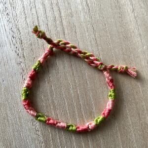 Fiamma Bracelet anklet trendy comfortable tie embroidery thread woven gift